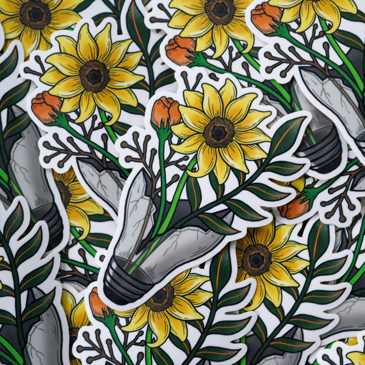 Broken but Still Beautiful Clear Sticker