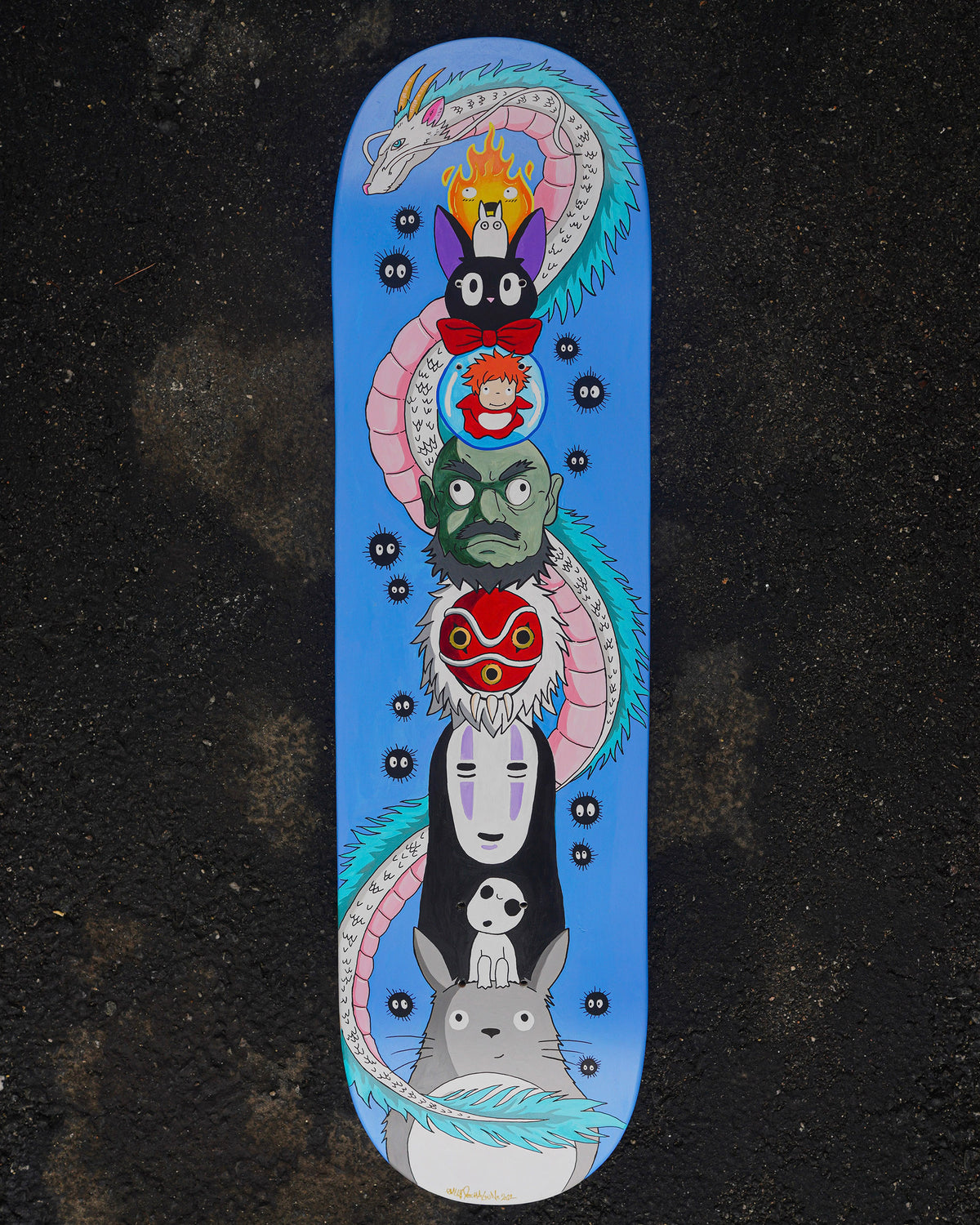 Studio Ghibli Custom Skateboard