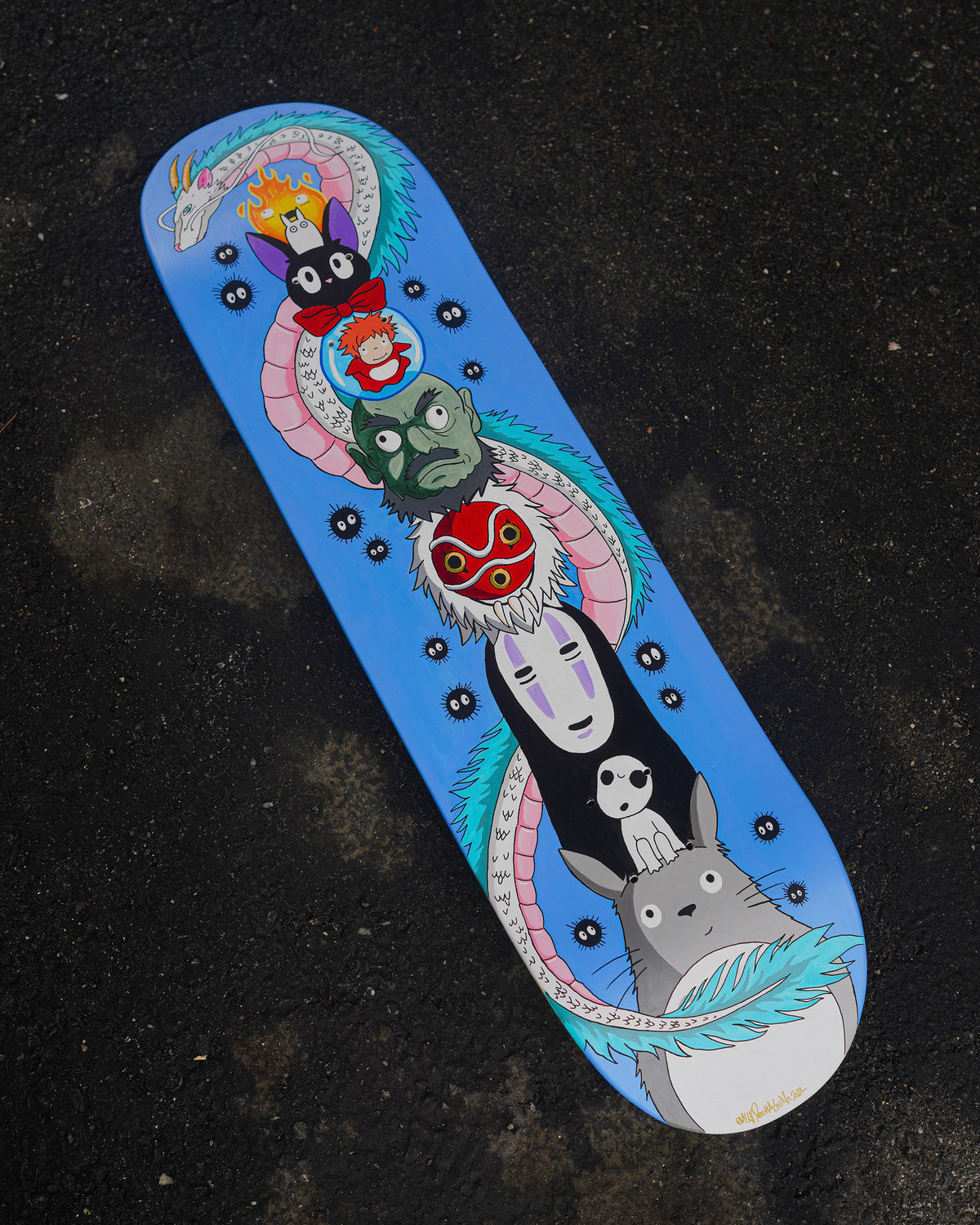 Studio Ghibli Custom Skateboard