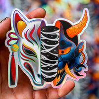 Masquerade Holographic Sticker