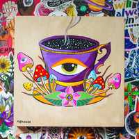 Death Before Coffee Original Painting