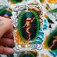 Tarot Card Stickers (Set of 4)