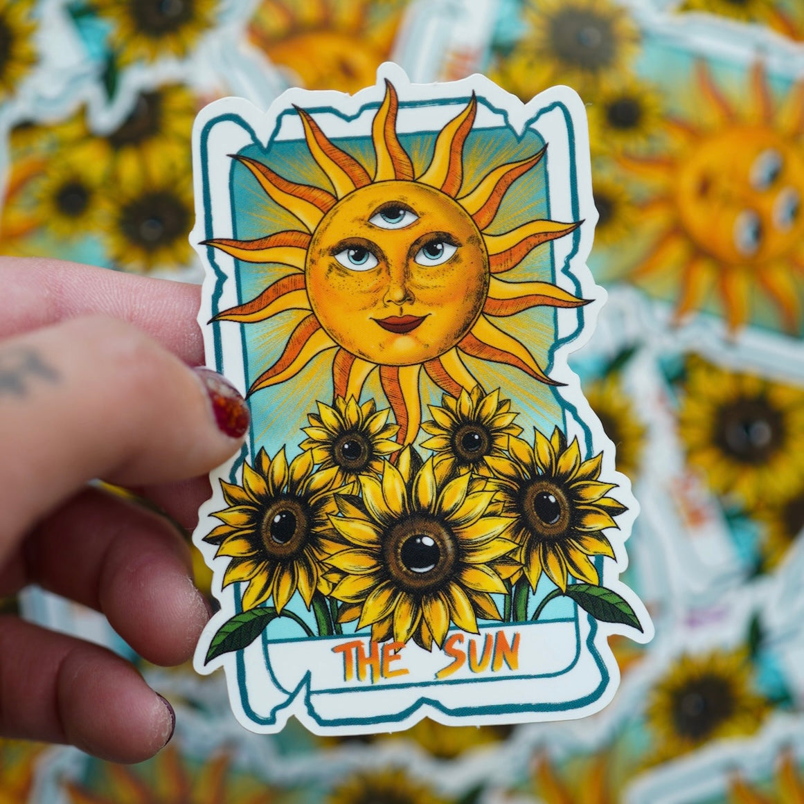 Tarot Card Stickers (Set of 4)