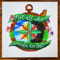 Wander Compass Painting