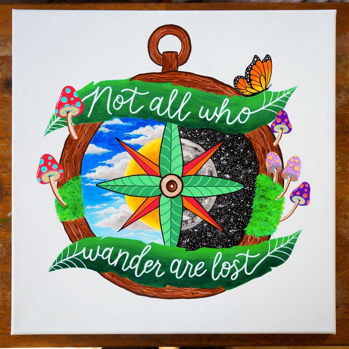 Wander Compass Painting