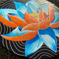 Kintsugi Lotus Painting
