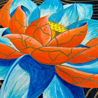 Kintsugi Lotus Painting