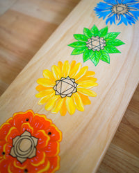 Chakras Custom Skateboard