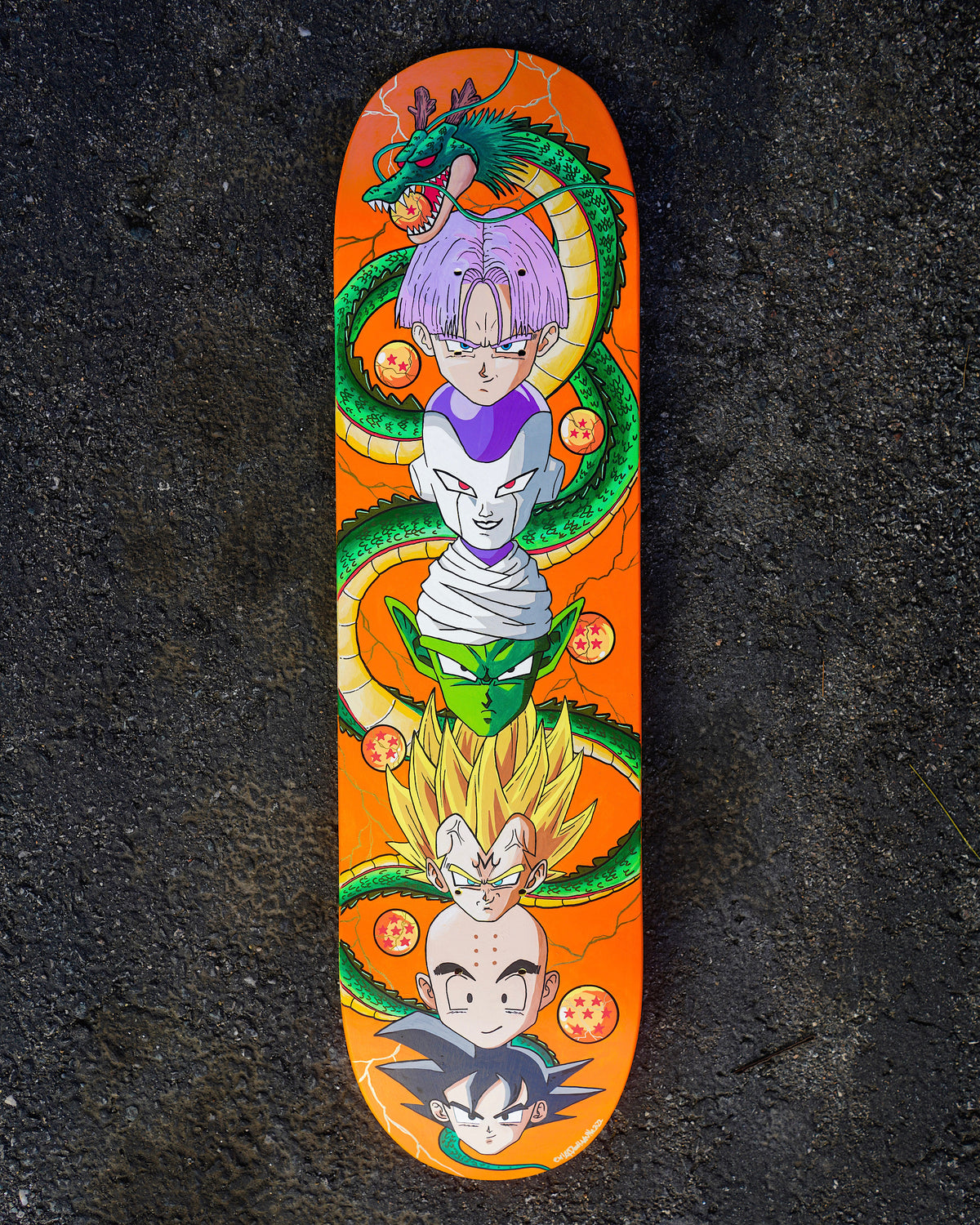 Dragon Ball Z Custom Skateboard