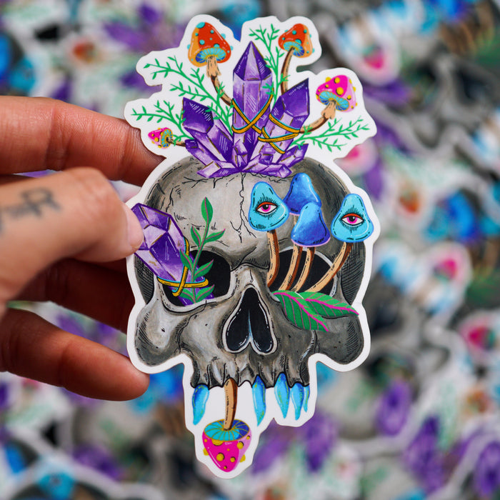 Crystal Skull Sticker