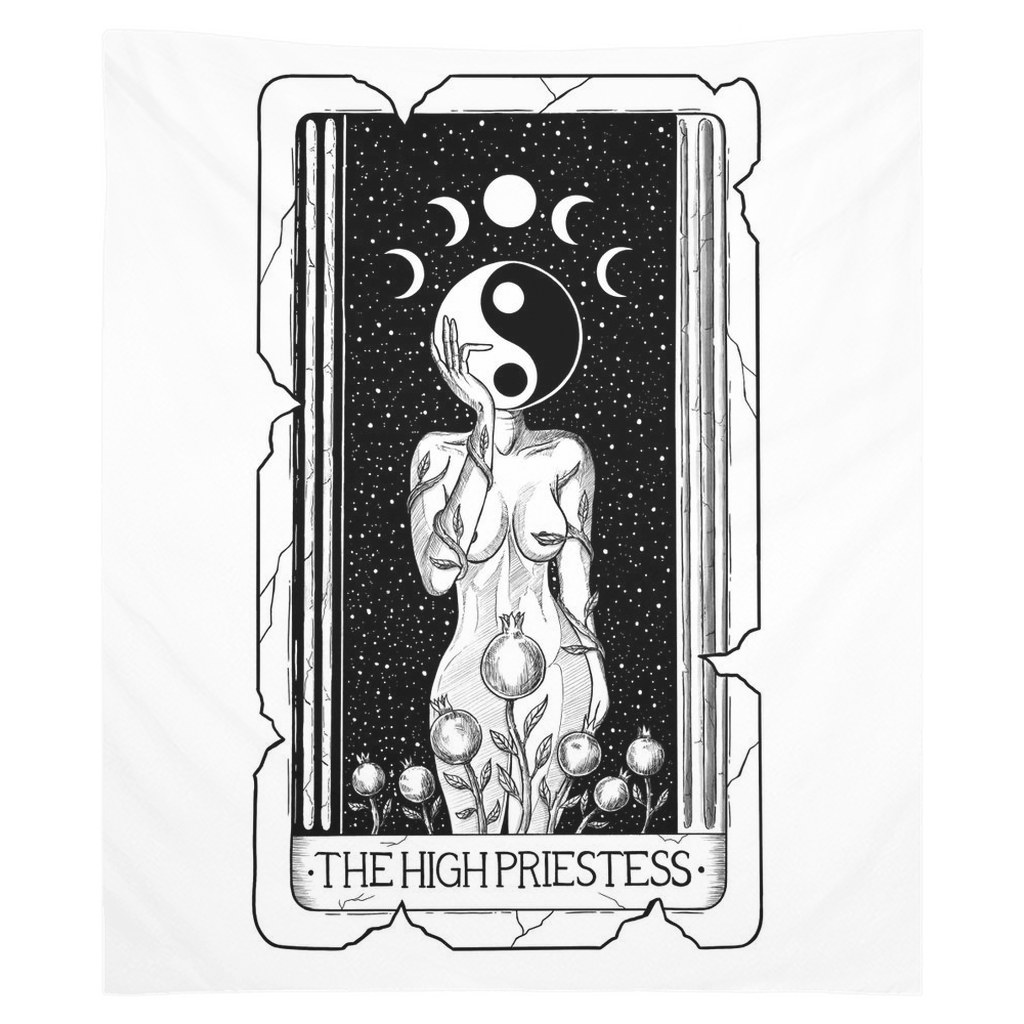 The High Priestess Tarot Tapestry