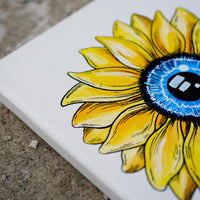 Sunflower Eye Original Painting