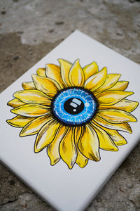 Sunflower Eye Original Painting
