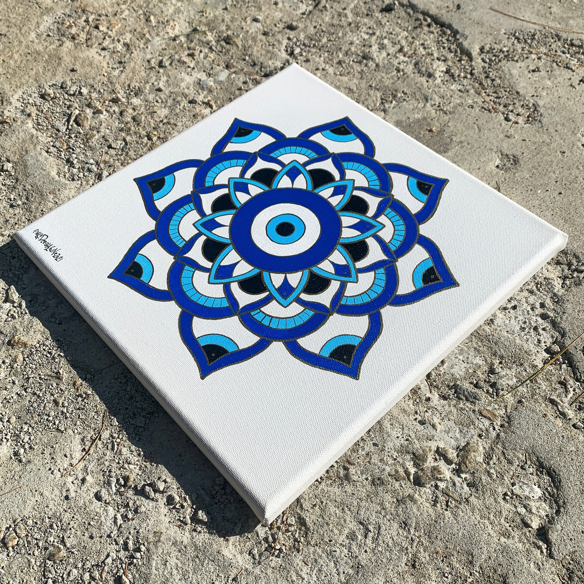 Evil Eye Mandala Painting