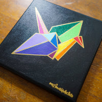 Rainbow Origami Painting