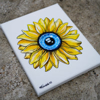 Sunflower Eye Original Painting