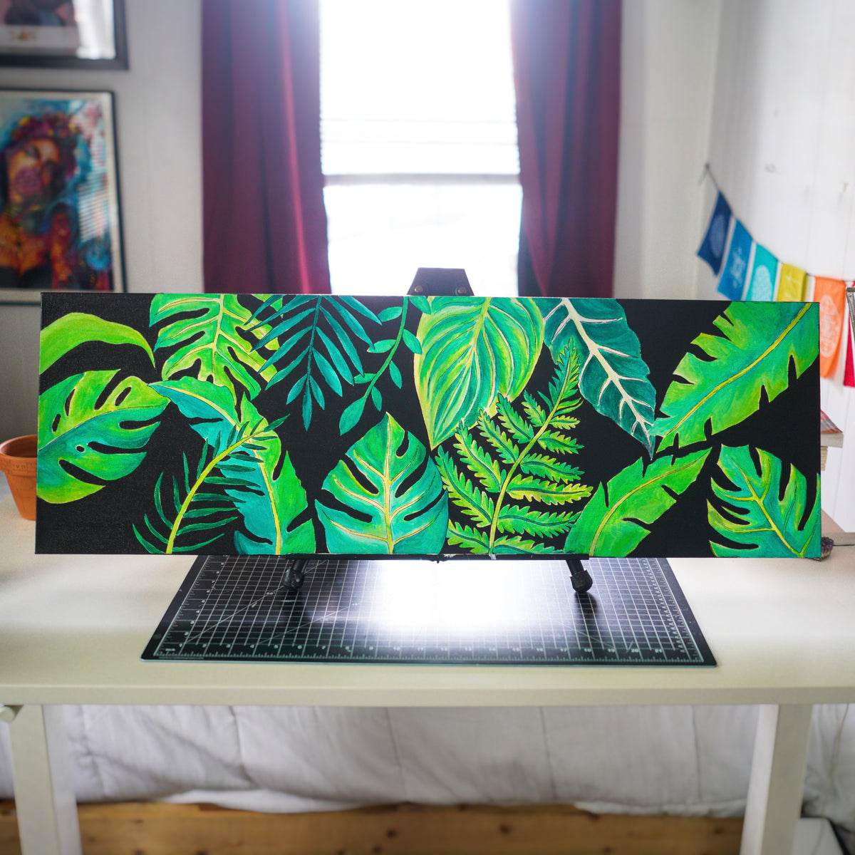 Leafy Greens Original Painting