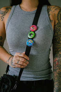 Soft Power Trio Pin Back Button Set