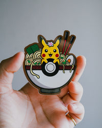 Pika Ramen Bowl Sticker