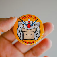 Gundam x Snorlax Pinback Button