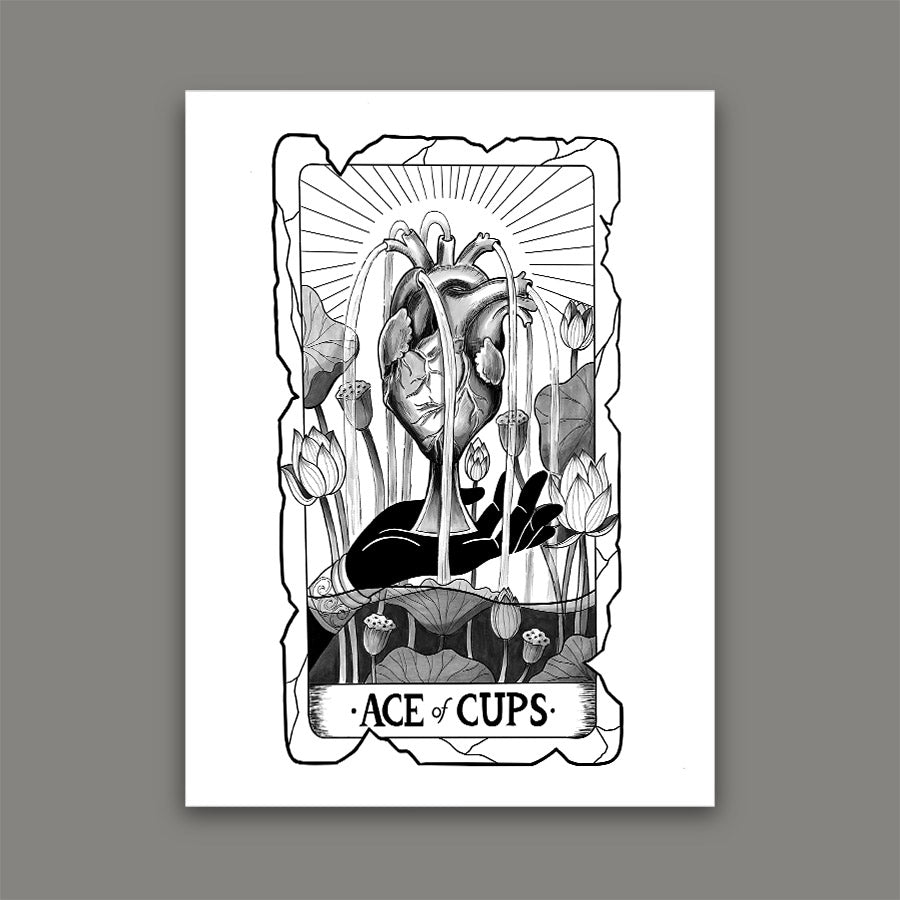 Ace of Cups Tarot Print