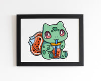 Bobasaur Print