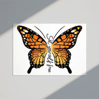 Free Butterfly Mini Print