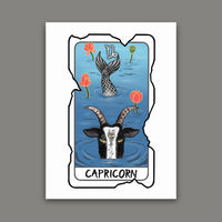 Capricorn Zodiac Print