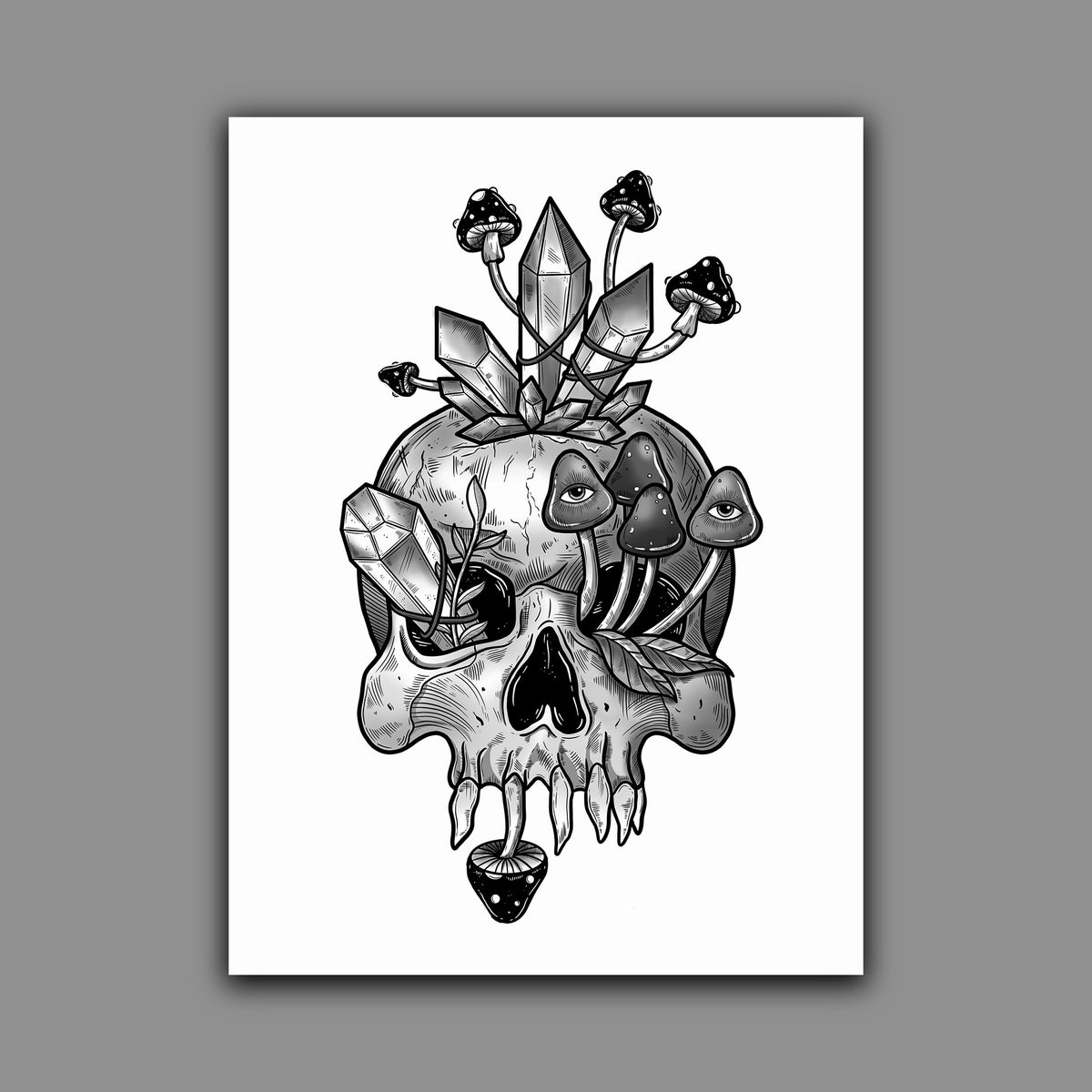 Crystal Skull Print