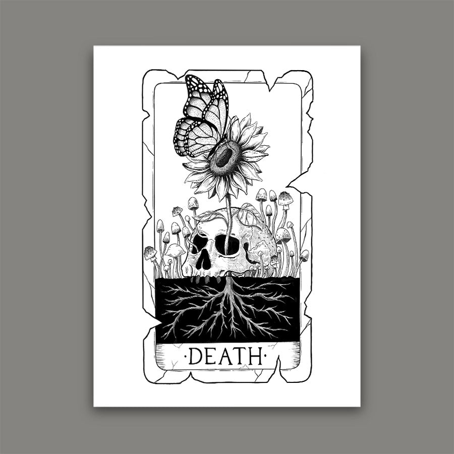 Death Tarot Card Print