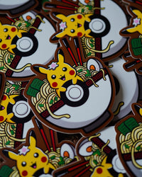 Pika Ramen Bowl Sticker