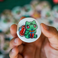 Bobasaur Pin Back Button