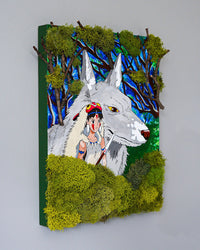 Princess Mononoke Mixed Media Original Painting