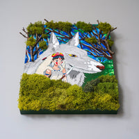 Princess Mononoke Mixed Media Original Painting