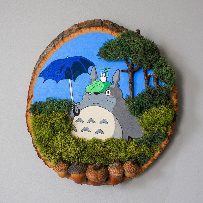 My Neighbor Totoro 2 Mixed Media Original Painting