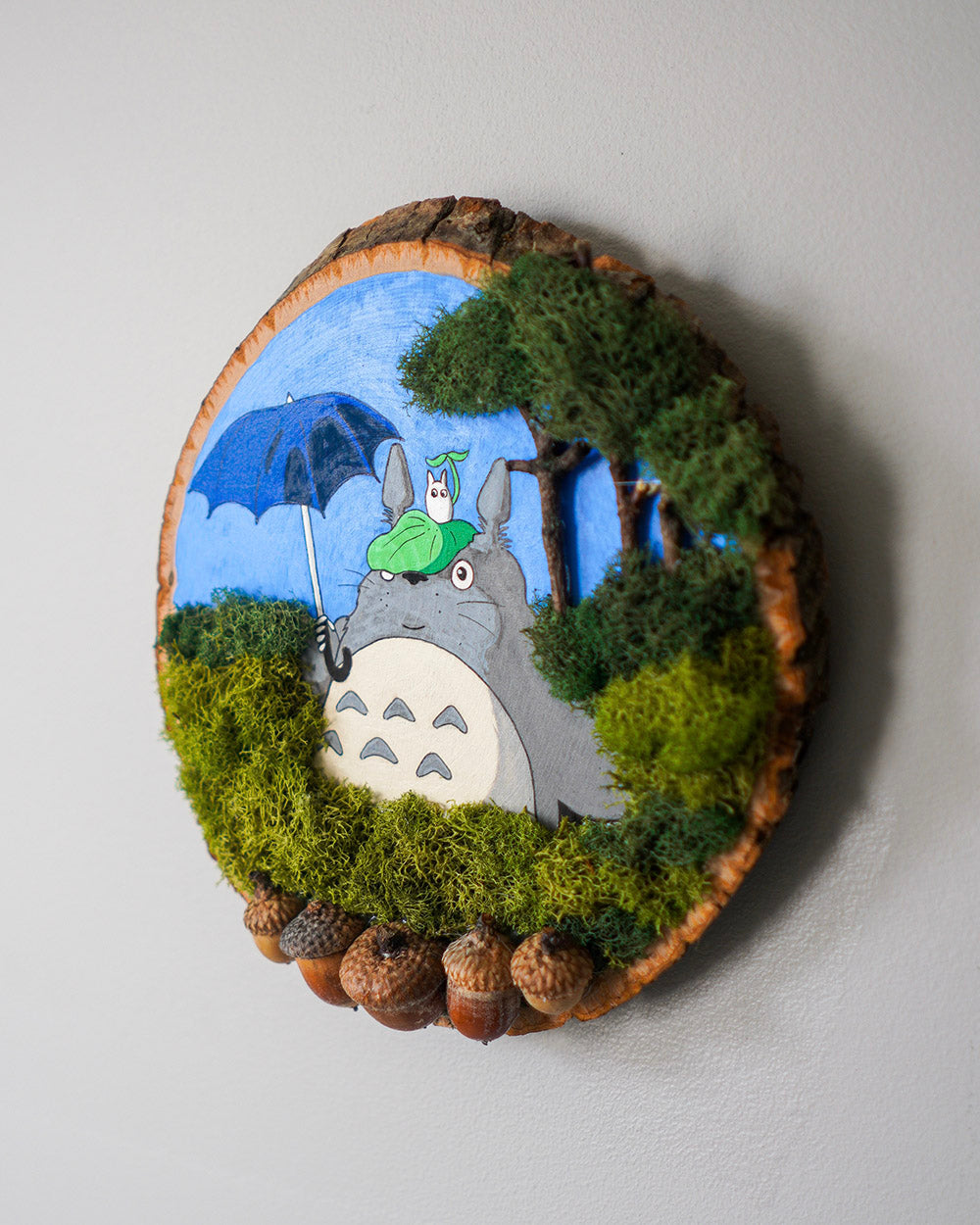 My Neighbor Totoro 2 Mixed Media Original Painting