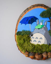 My Neighbor Totoro 2 Mixed Media Original Painting