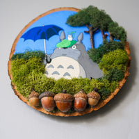 My Neighbor Totoro 2 Mixed Media Original Painting