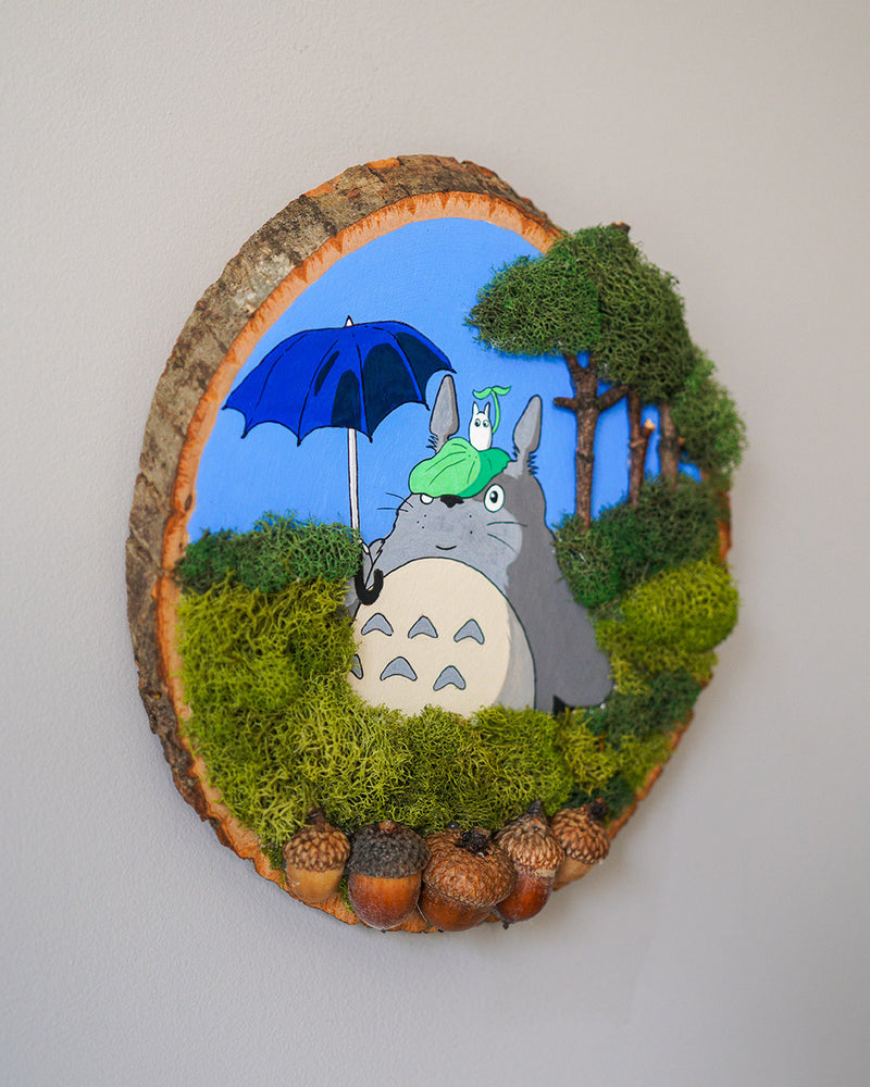 My Neighbor Totoro 2 Mixed Media Original Painting