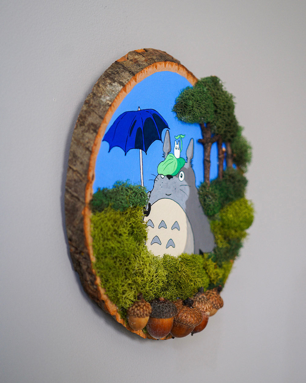 My Neighbor Totoro 2 Mixed Media Original Painting