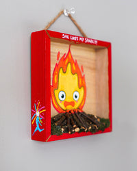 Calcifer Mixed Media Original Painting