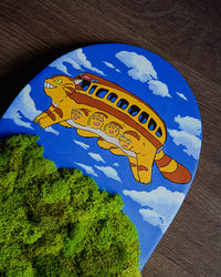 My Neighbor Totoro Custom Mixed Media Skateboard