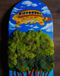 My Neighbor Totoro Custom Mixed Media Skateboard