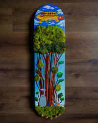 My Neighbor Totoro Custom Mixed Media Skateboard
