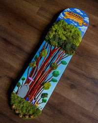 My Neighbor Totoro Custom Mixed Media Skateboard