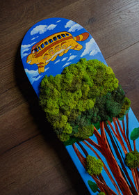 My Neighbor Totoro Custom Mixed Media Skateboard