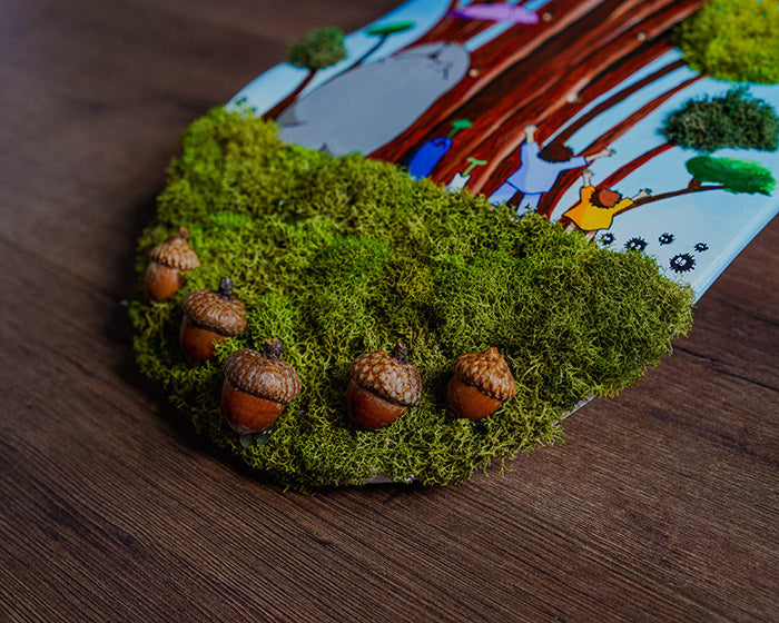 My Neighbor Totoro Custom Mixed Media Skateboard