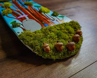 My Neighbor Totoro Custom Mixed Media Skateboard