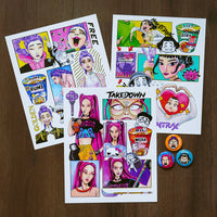 HUNTR/X (Set of 3 Prints)