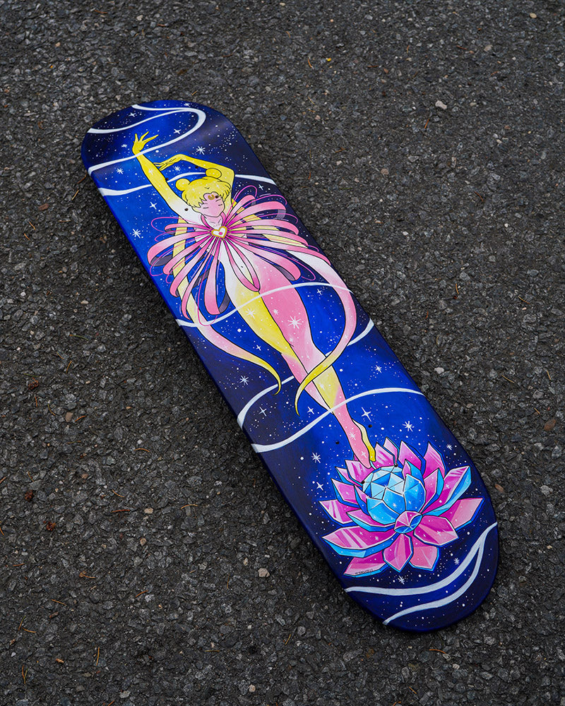 Sailor Moon Transforming Custom Skateboard